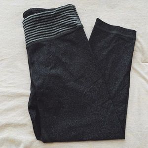 Dark Gray Capri Workout Pants